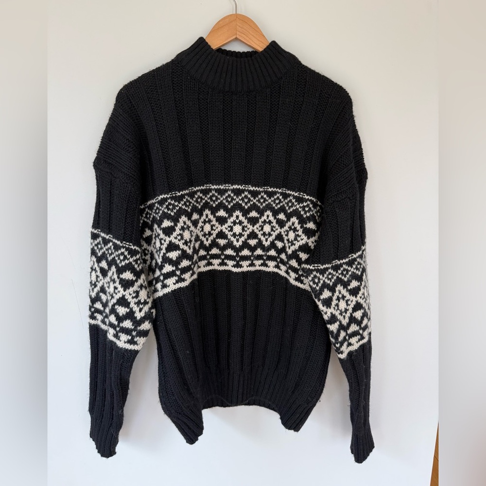 Great Oversize 100% Wool Sweater